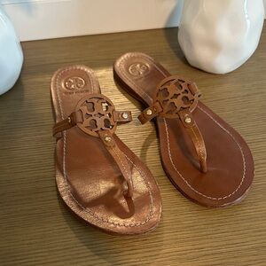 Tory Burch Tan Leather Sandals